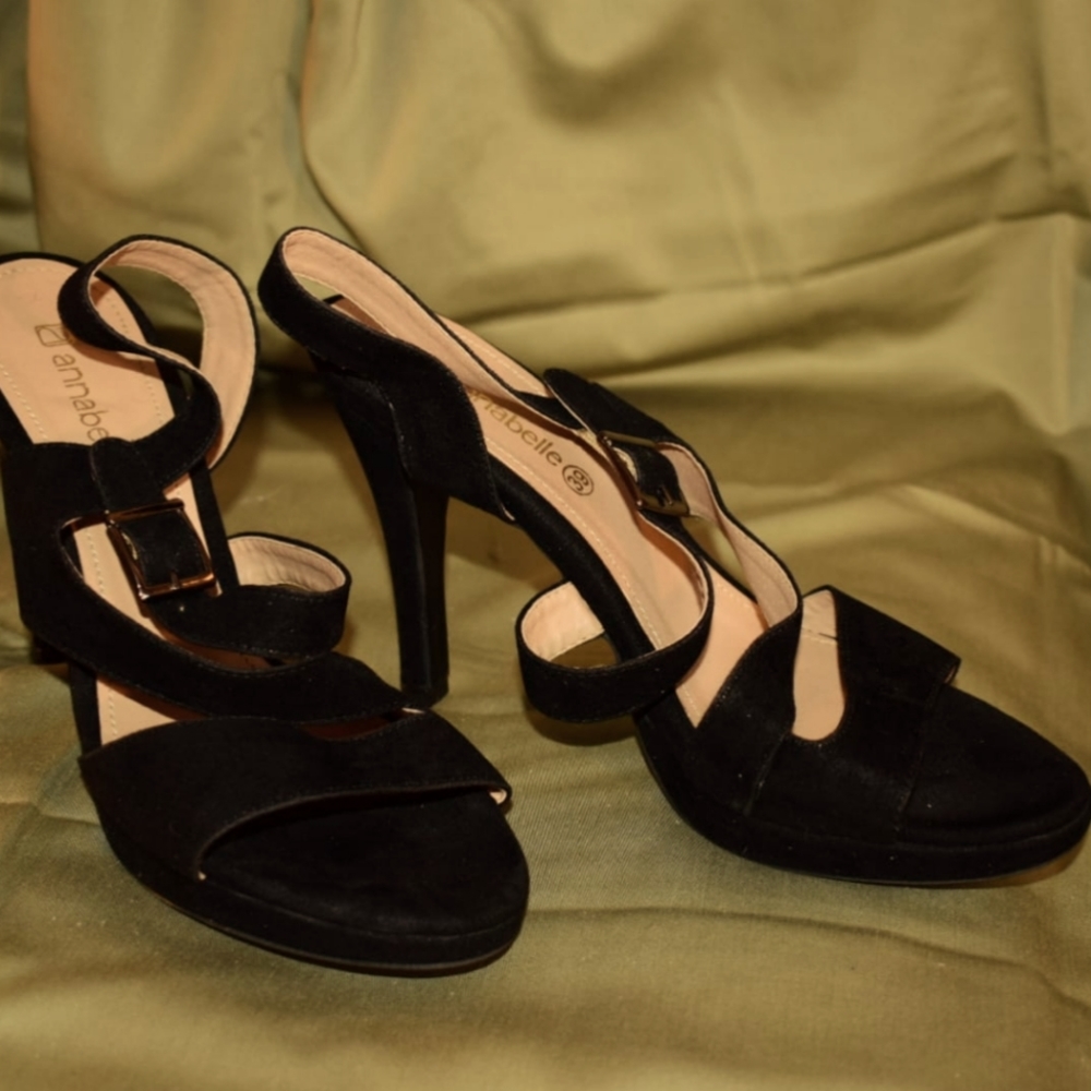 Faux Suede Stilettoes